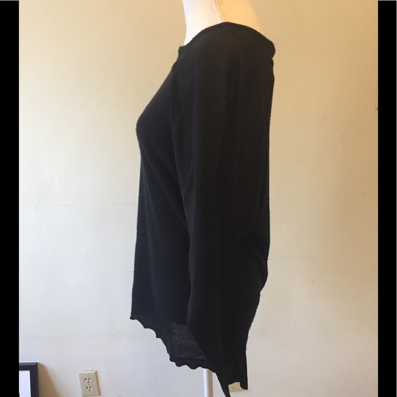 UEC Vince cashmere silk tunic long sleeve sheer S - Picture 6 of 8